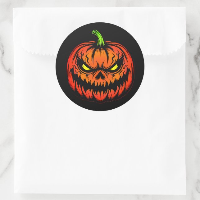 Pegatina Redonda Halloween (Bolso)