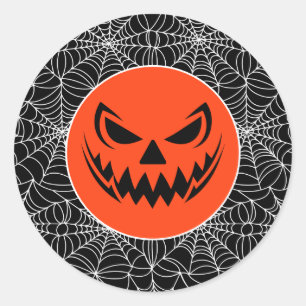 Pegatina Redonda Halloween
