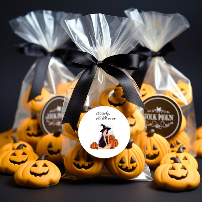 Pegatina Redonda Halloween (Subido por el creador)