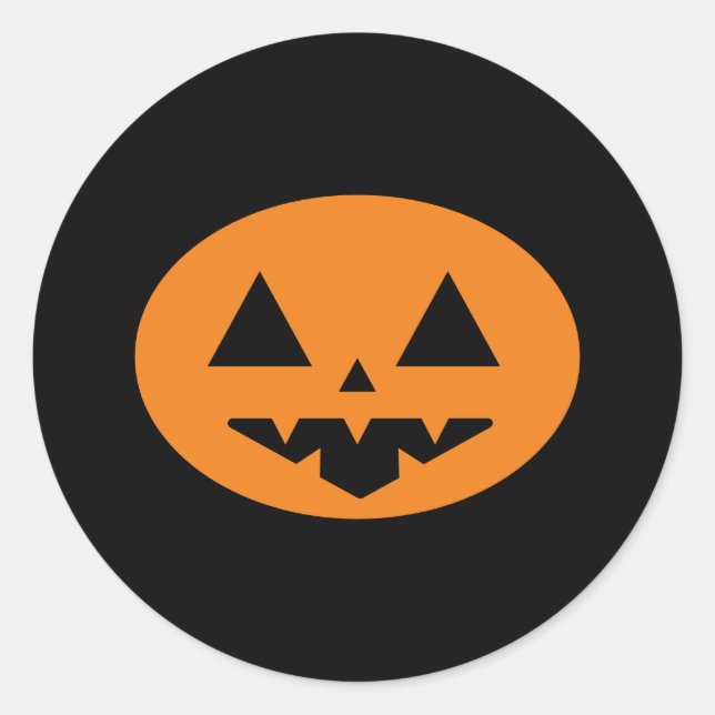 Pegatina Redonda Halloween (Anverso)