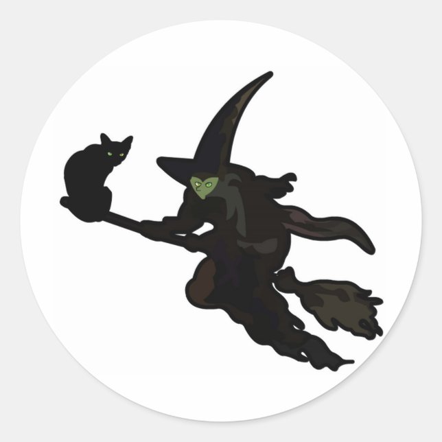 Pegatina Redonda Halloween (Anverso)