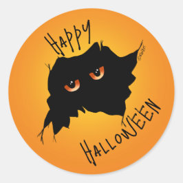 Pegatina Redonda Halloween