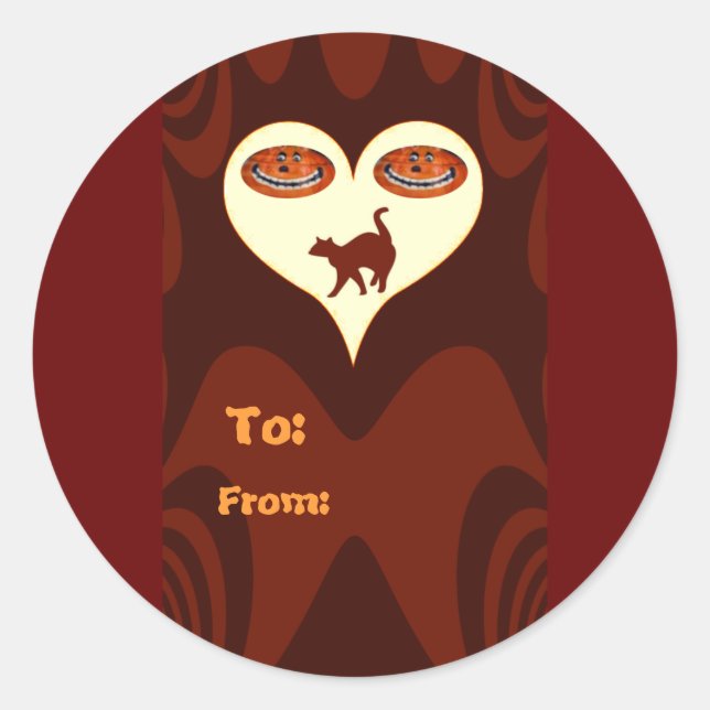 Pegatina Redonda Halloween #2_ (Anverso)