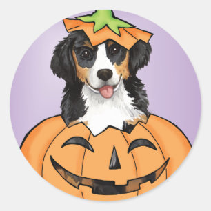 Pegatina Redonda Halloween Berner
