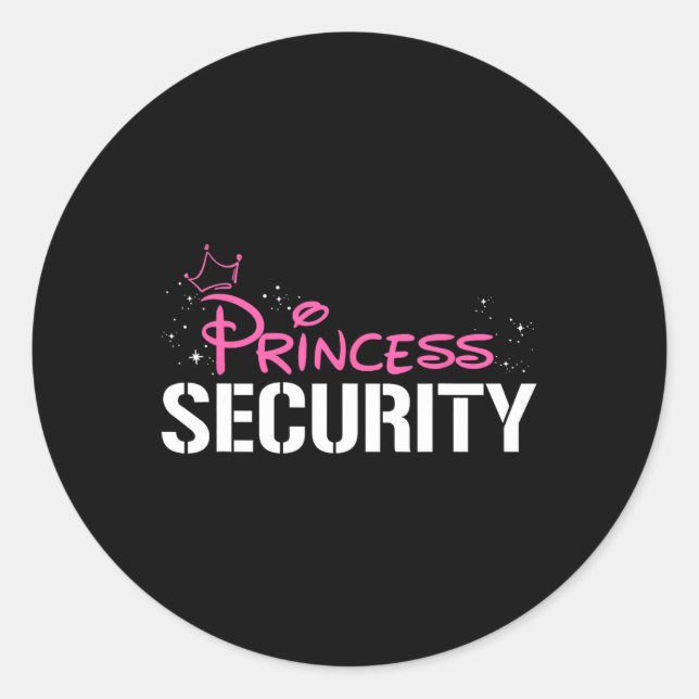 Pegatina Redonda Halloween Dad Mom Daughter Adulto Costume (Anverso)