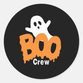 Pegatina Redonda Halloween de Ghost Boo Crew