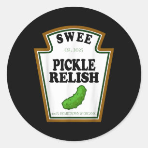Pegatina Redonda Halloween de la familia Sweet Pickle Relish Group