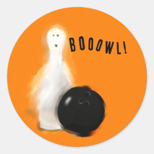 Pegatina Redonda Halloween divertida