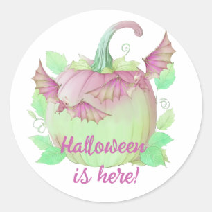 Pegatina Redonda Halloween está aquí