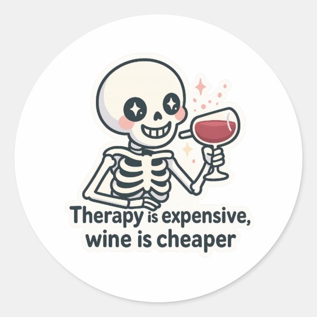 Pegatina Redonda Halloween Ghost | Cute Kawaii Halloween Sticker  (Anverso)