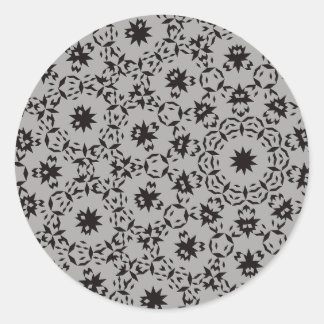 Pegatina Redonda Halloween Pattern