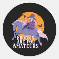 Halloween Witch Horse Lover Cute Anime Chica