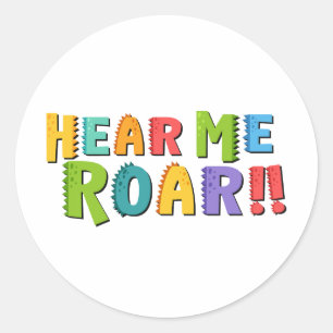 Pegatina Redonda Hame Roar