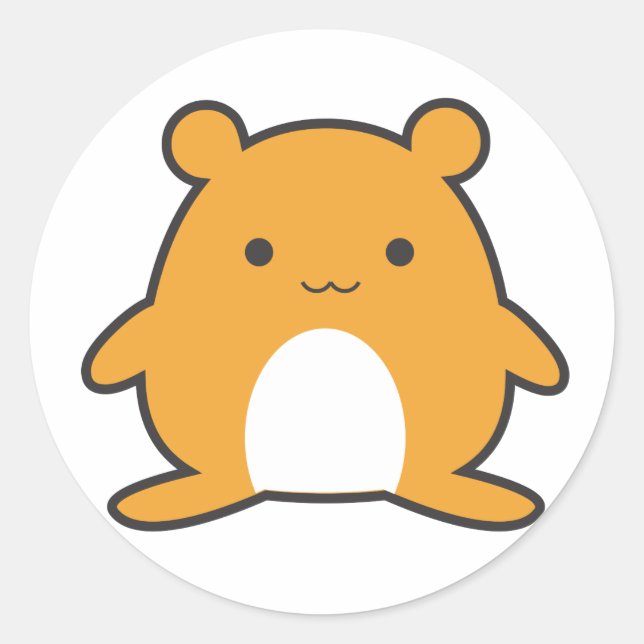 Pegatina Redonda Hammie (Anverso)