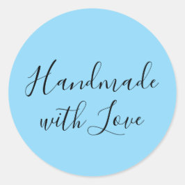 Pegatina Redonda Handmade with Love Sticker