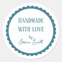 Handmade with Love Turquoise Craft Business