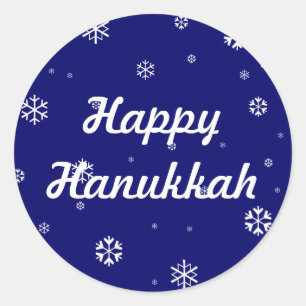 Pegatina Redonda Hanukkah