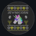 Pegatina Redonda Hanukkah Chanukah<br><div class="desc">Hanukkah Chanukah</div>