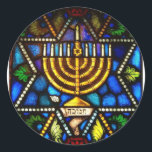 PEGATINA REDONDA HAPPY HANUKKAH<br><div class="desc">FOTO</div>