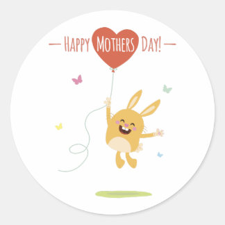 Pegatina Redonda Happy Mothers Day Round Sticker