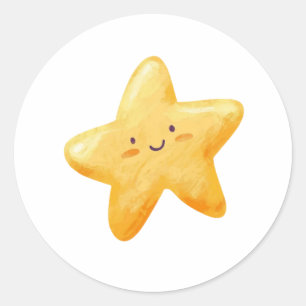 Pegatina Redonda happy new year