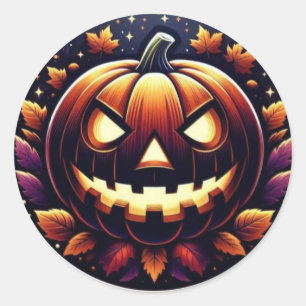Pegatina Redonda HappyHalloween
