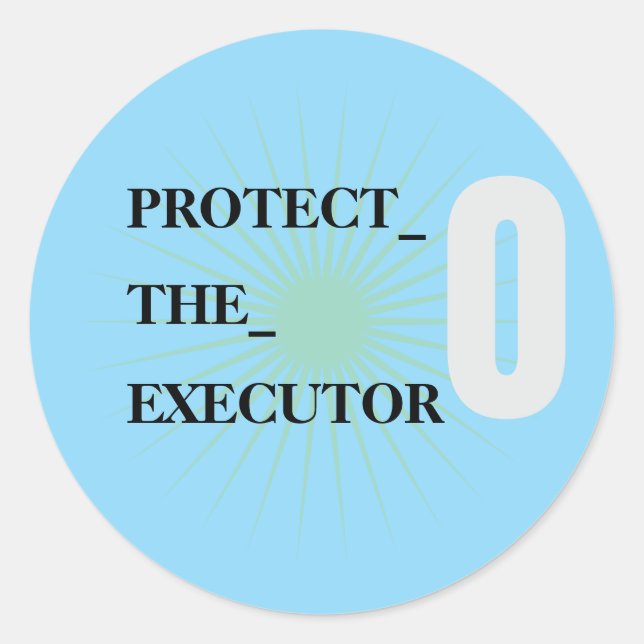 Pegatina Redonda Hardcore AI Agent Monospace Text 3 (Anverso)