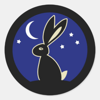 Pegatina Redonda Hare en Twilight