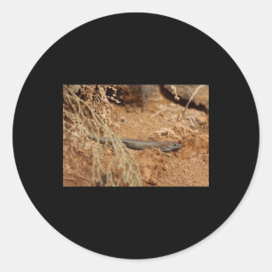 Pegatina Redonda Haria Lizard Nature Amantes de Fuerteventura Pegat