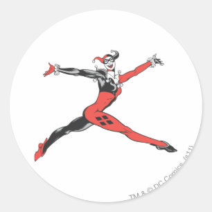 Pegatina Redonda Harley Quinn 3