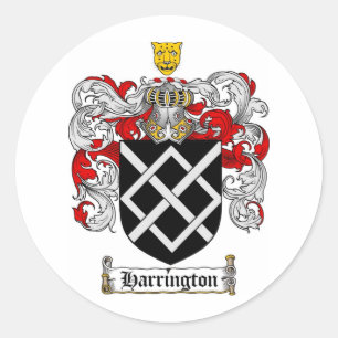 PEGATINA REDONDA HARRINGTON FAMILIAR CREST - HARRINGTON RECUBRIMIEN