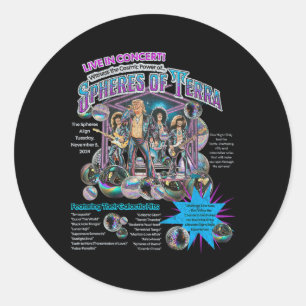 Pegatina Redonda Harris 2024 Esferas De La Elección Presidencial De