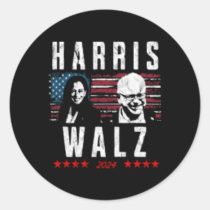 Pegatina Redonda Harris Tim WAlzheimer Waltz 5