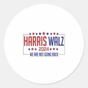 Pegatina Redonda harris walz