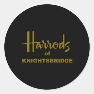 Pegatina Redonda Harrods Knightsbridge Novedad turística de Londres