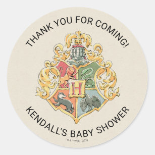 Pegatina Redonda Harry Potter Baby Shower Gracias
