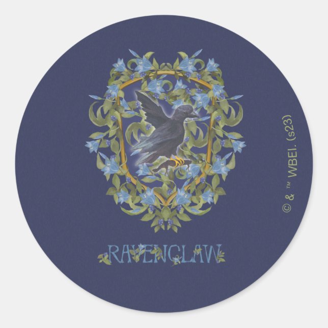 Pegatina Redonda HARRY POTTER™ | Escudo RAVENCLAW™ (Anverso)