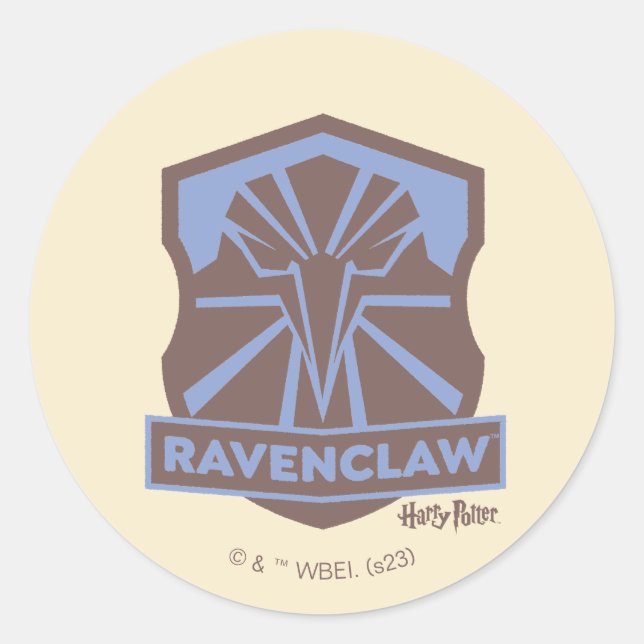 Pegatina Redonda HARRY POTTER™ | Escudo Summer Magic RAVENCLAW™ (Anverso)