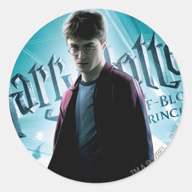 Pegatina Redonda Harry Potter HPE6 (Anverso)