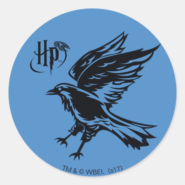Pegatina Redonda Harry Potter | Icono de águila de Ravenclaw (Anverso)