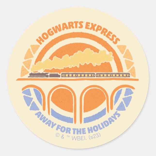 Pegatina Redonda HARRY POTTER™ | Summer Magic HOGWARTS™ Express (Anverso)