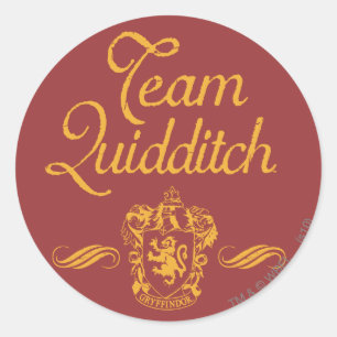 Pegatina Redonda Harry Potter   Team QUIDDITCH™