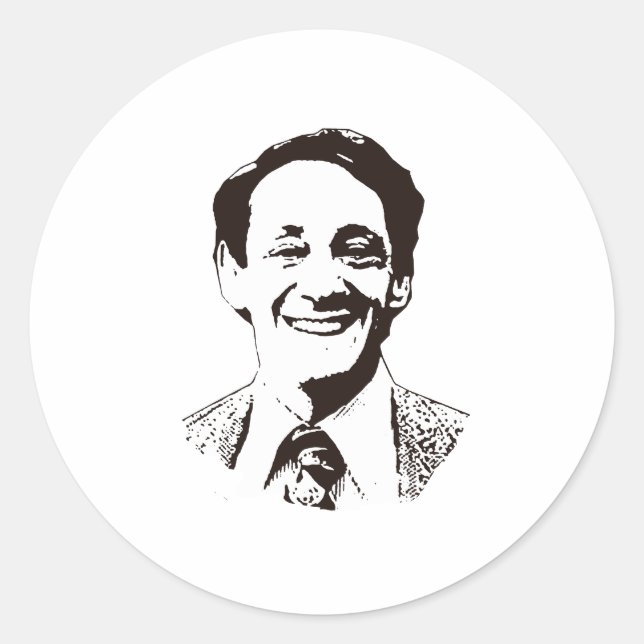 Pegatina Redonda Harvey (Anverso)