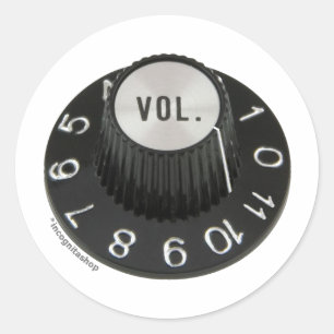 Pegatina Redonda Hasta 11 (sin texto)