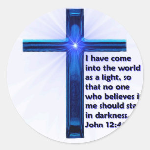 Pegatina Redonda He Entrado En El Mundo