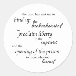 Pegatina Redonda Heal the Brokenhearted Sticker