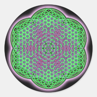 Pegatina Redonda Heart Chakra