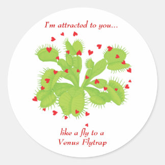 Pegatina Redonda Hearts & Venus Flytrampa