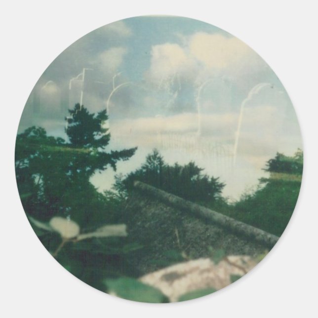 Pegatina Redonda Heaven 001 (Anverso)