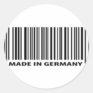 Pegatina Redonda hecho en alemania icono